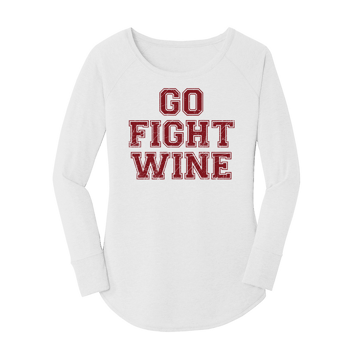 Womens X-Small White Long Sleeve Tunic Tee