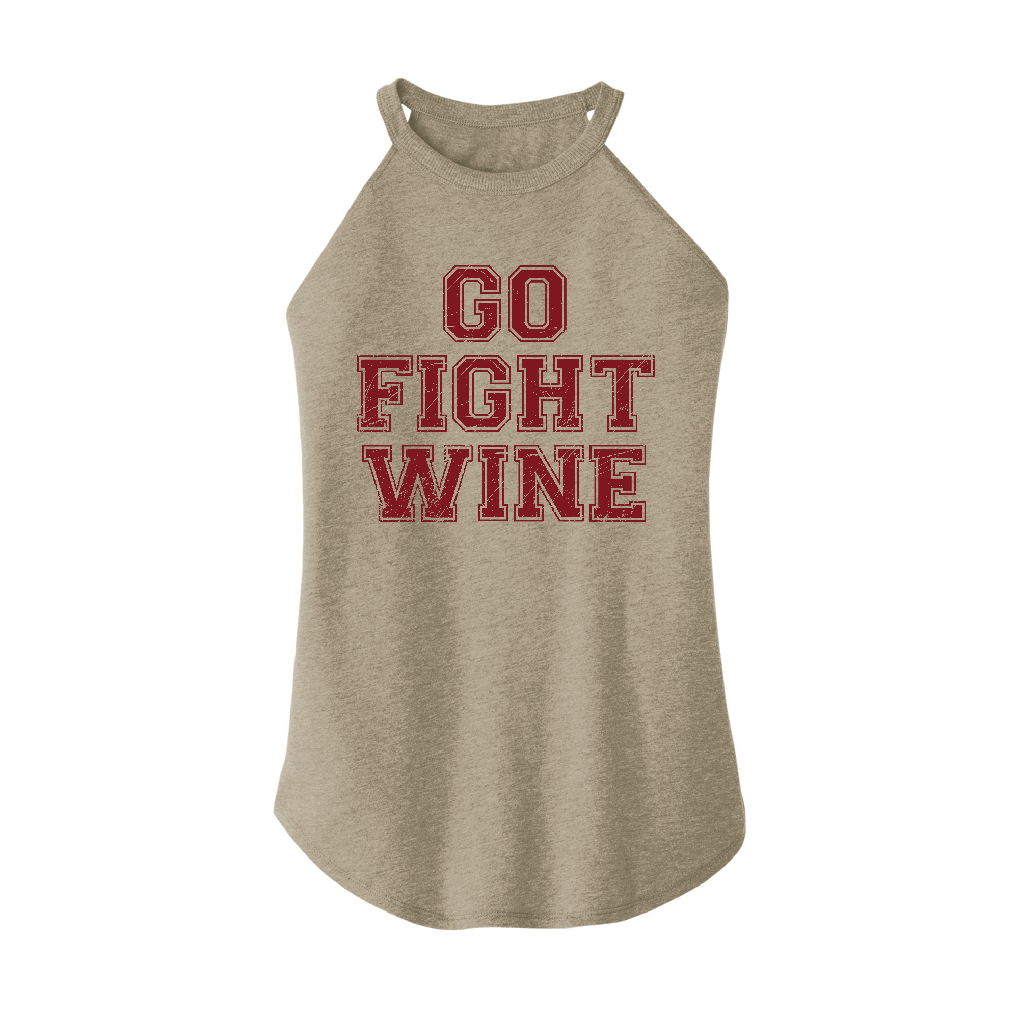 Womens X-Small Sand Rocker Tank Top