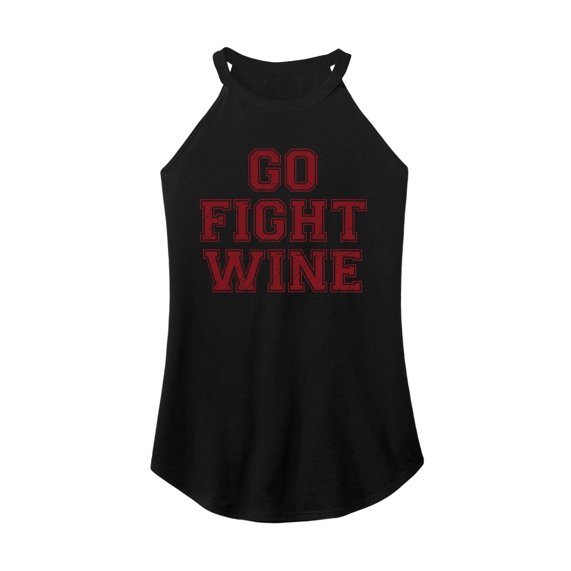 Womens X-Small Black Rocker Tank Top