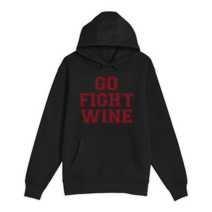 Unisex Small Black Pullover Hooded Sweatshirt