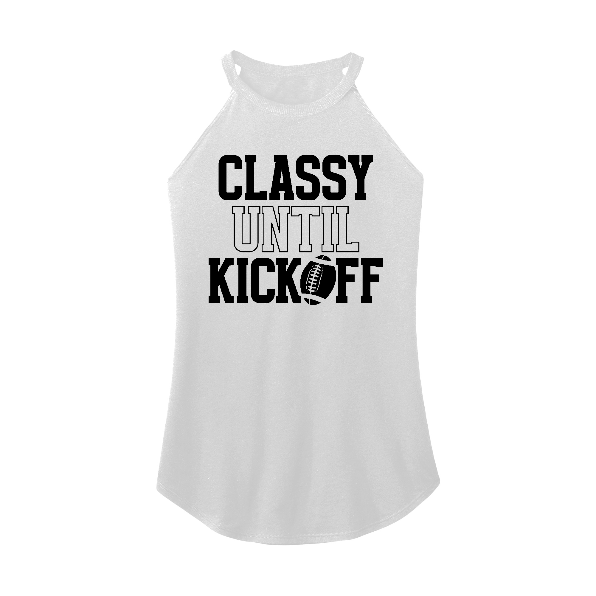 Womens X-Small White Rocker Tank Top