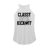 Womens X-Small White Rocker Tank Top