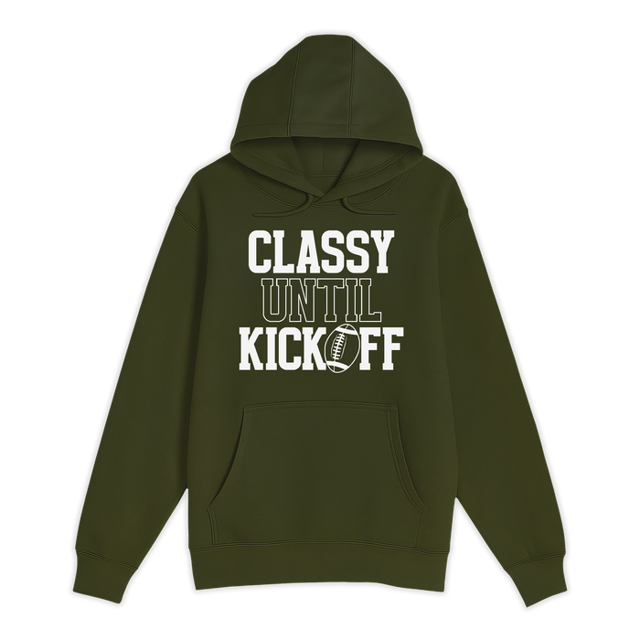 Unisex Small Army Pullover Hooded Sweatshirt