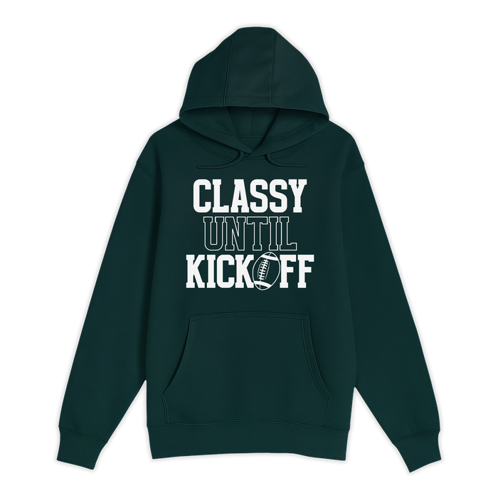 Unisex Small Sport Green Pullover Hooded Sweatshirt