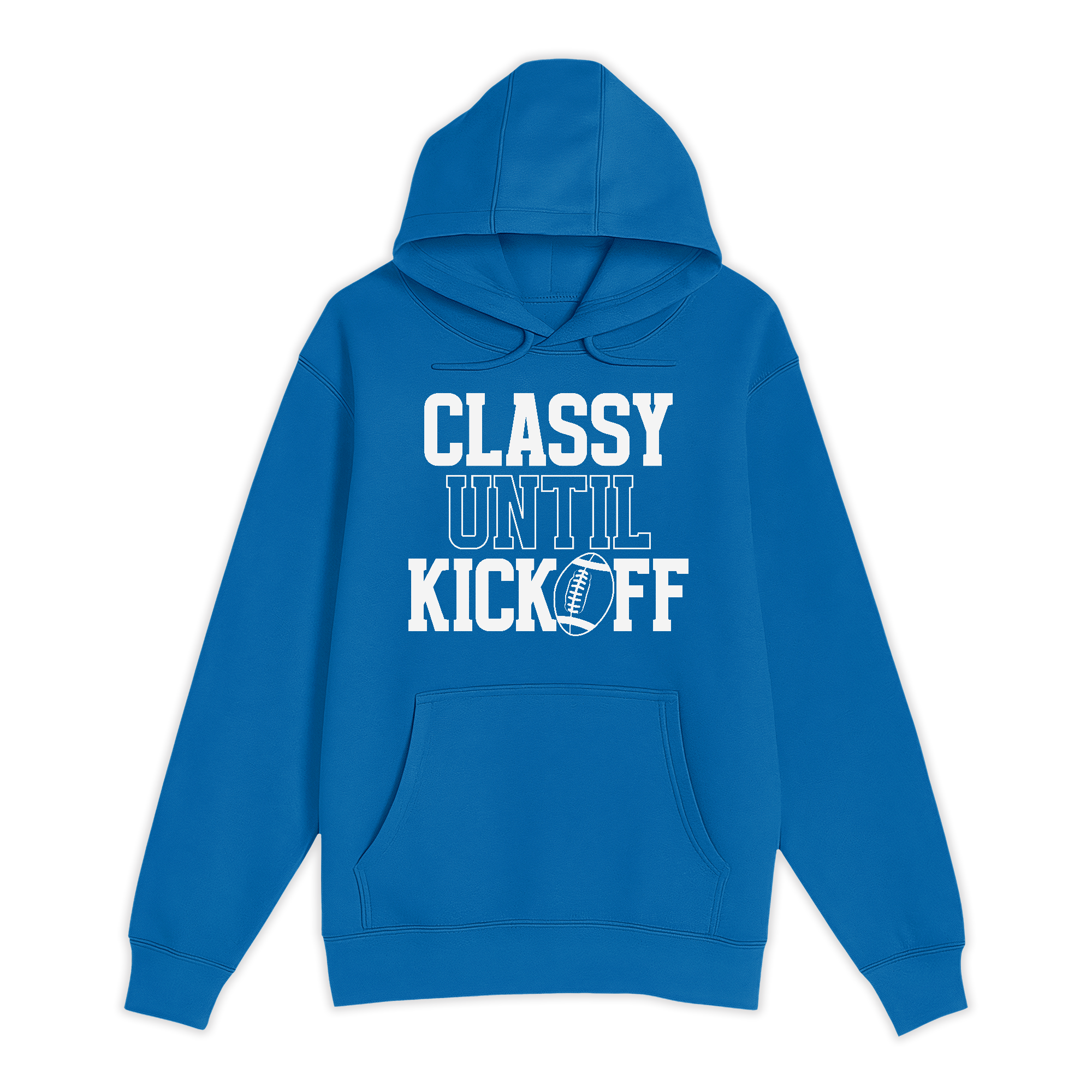 Unisex Small True Royal Pullover Hooded Sweatshirt