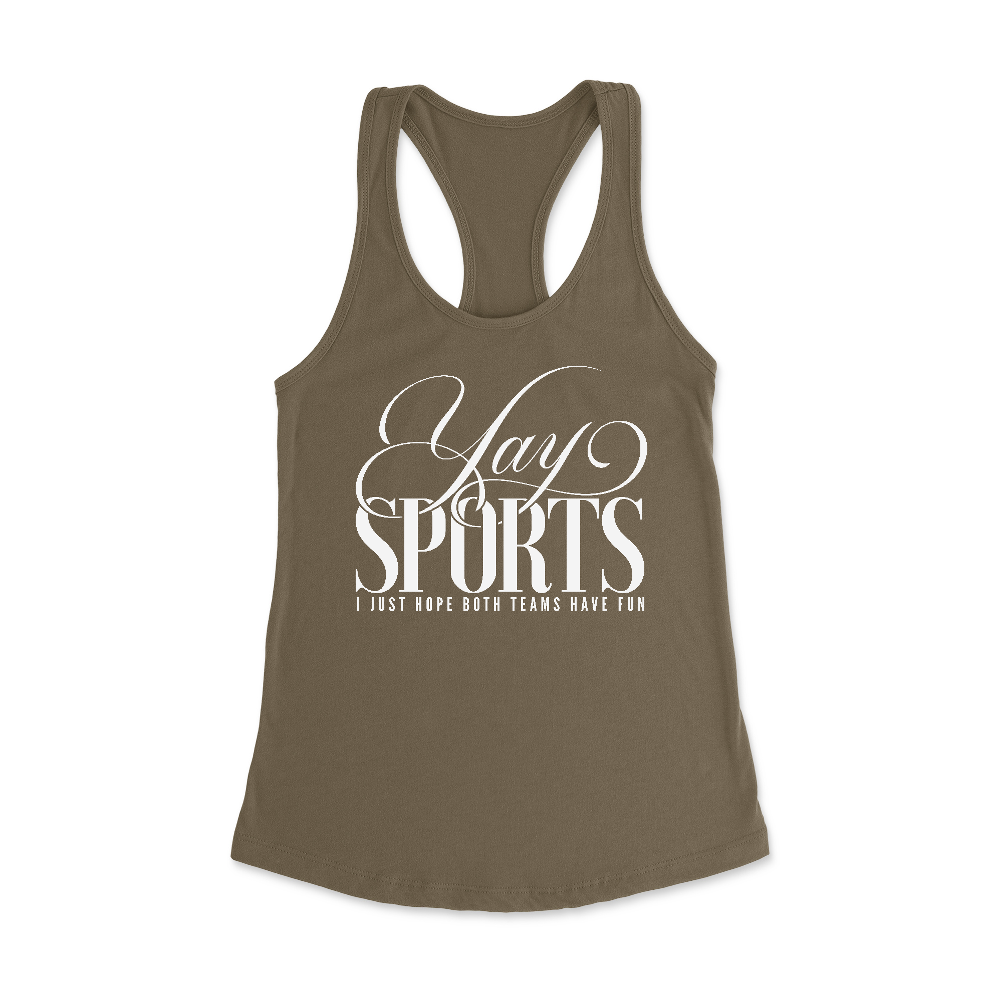 Womens X-Small Military Green Style_Tank Top