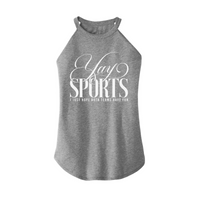 Womens X-Small Grey Rocker Tank Top