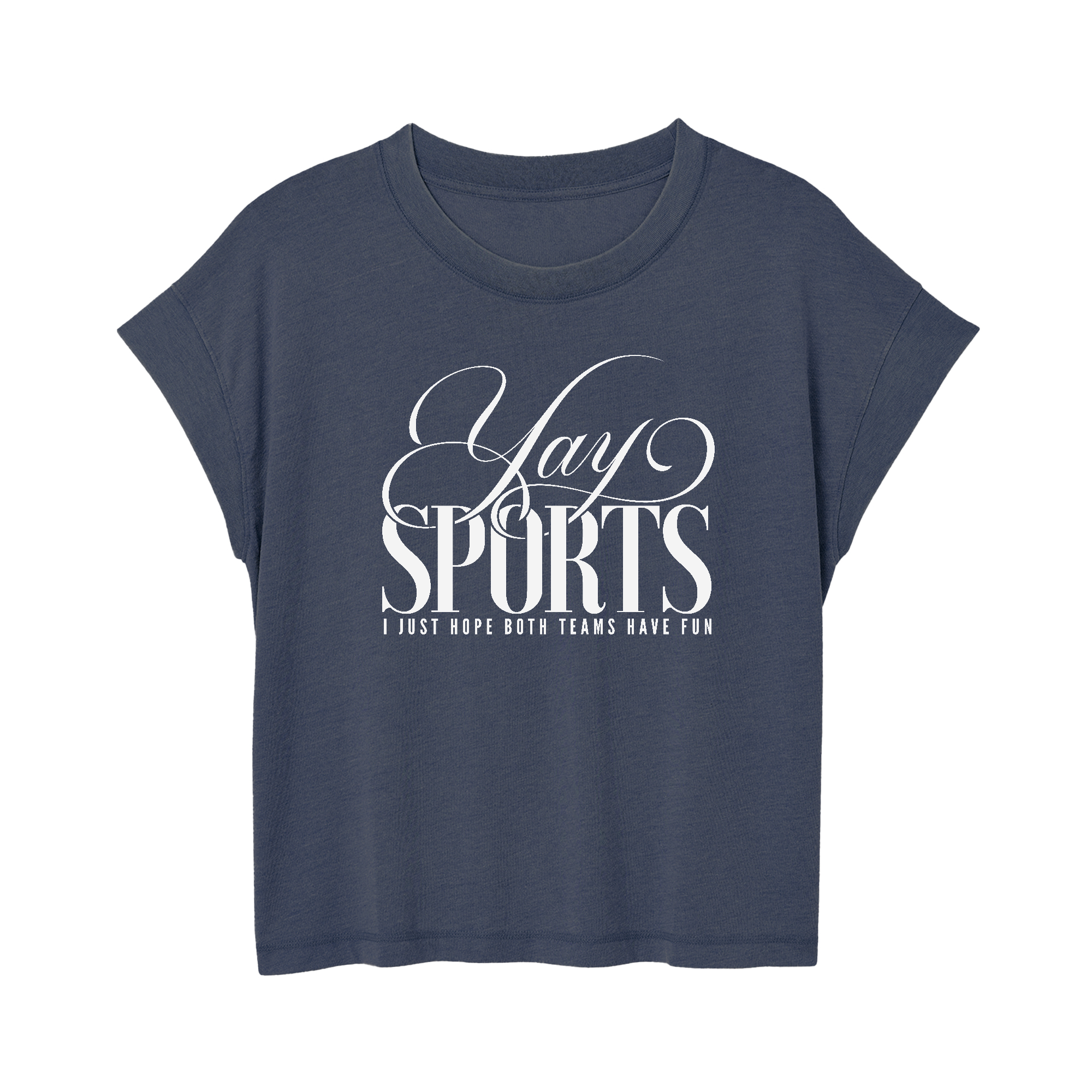 Womens Small Navy Style_T-Shirt