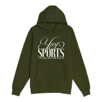 Unisex Small Army Pullover Hooded Sweatshirt