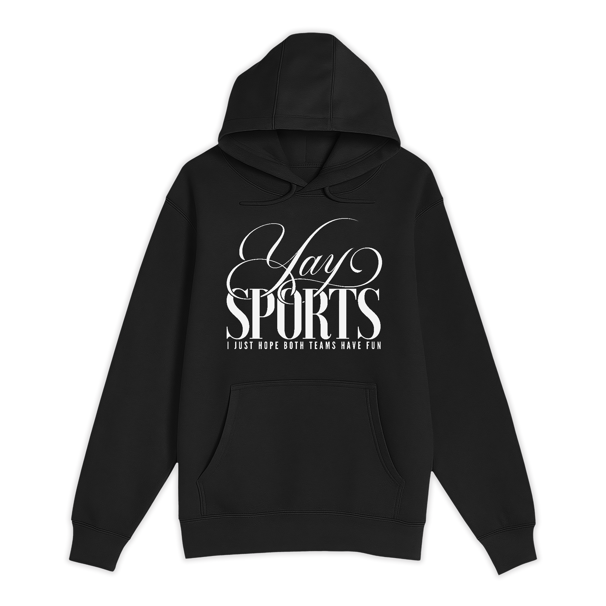 Unisex Small Black Pullover Hooded Sweatshirt