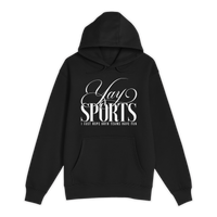 Unisex Small Black Pullover Hooded Sweatshirt