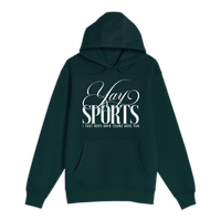 Unisex Small Sport Green Pullover Hooded Sweatshirt