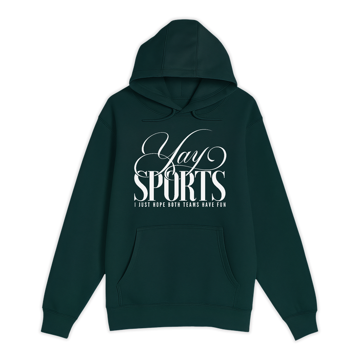 Unisex Small Sport Green Pullover Hooded Sweatshirt