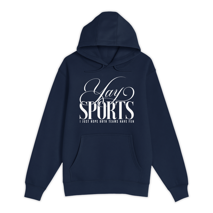 Unisex Small Navy Pullover Hooded Sweatshirt