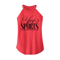 Womens X-Small Red Rocker Tank Top