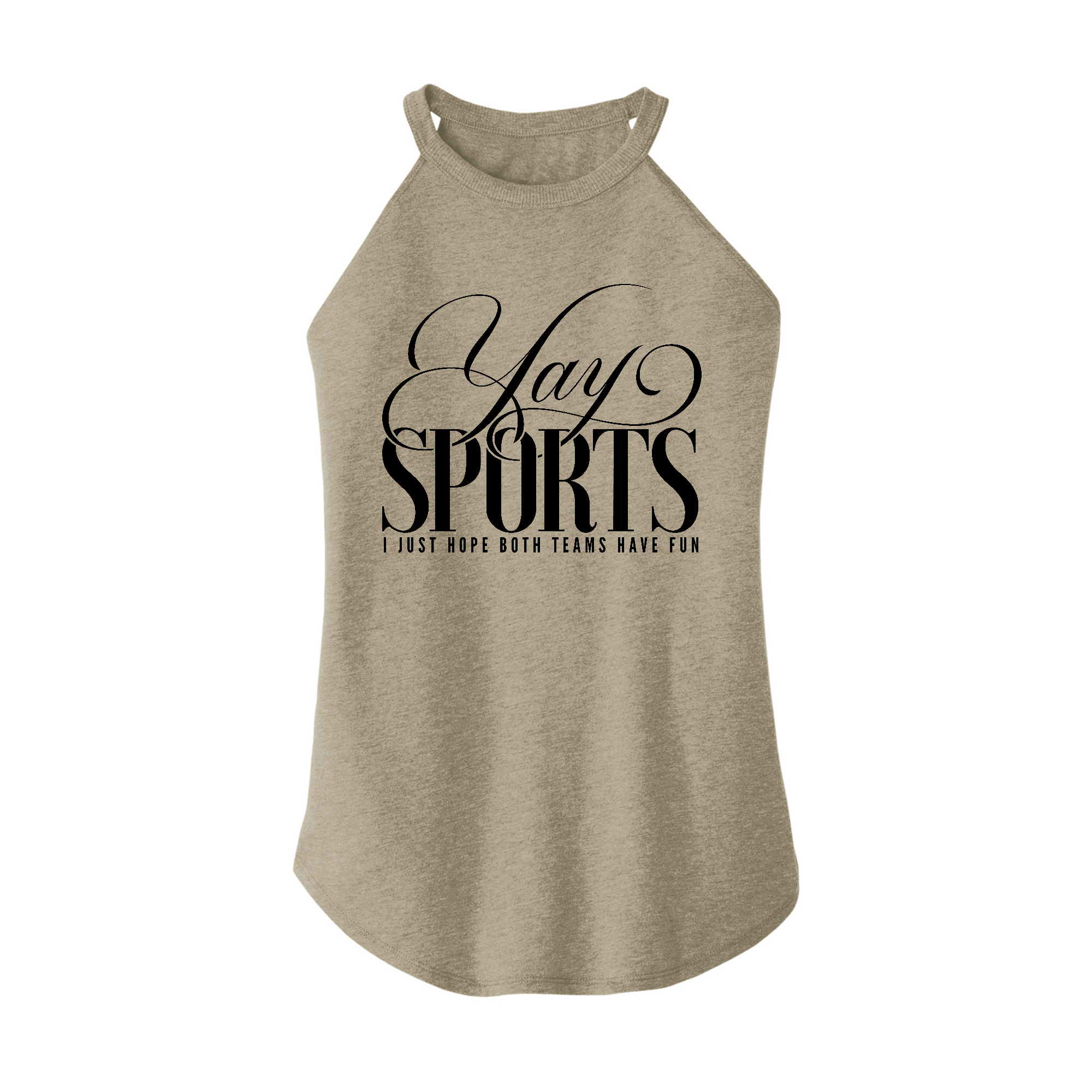 Womens X-Small Sand Rocker Tank Top