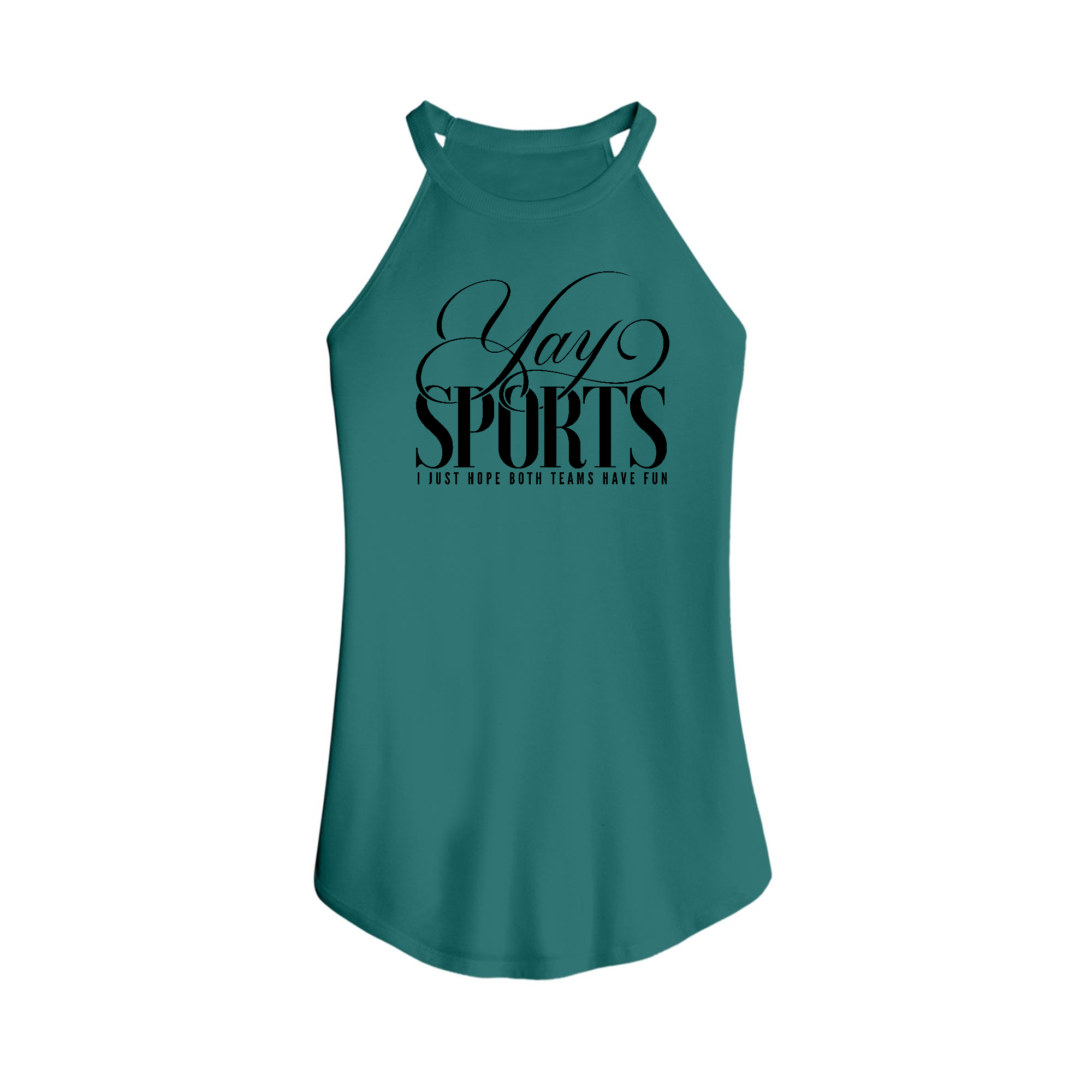 Womens X-Small Teal Tank Top