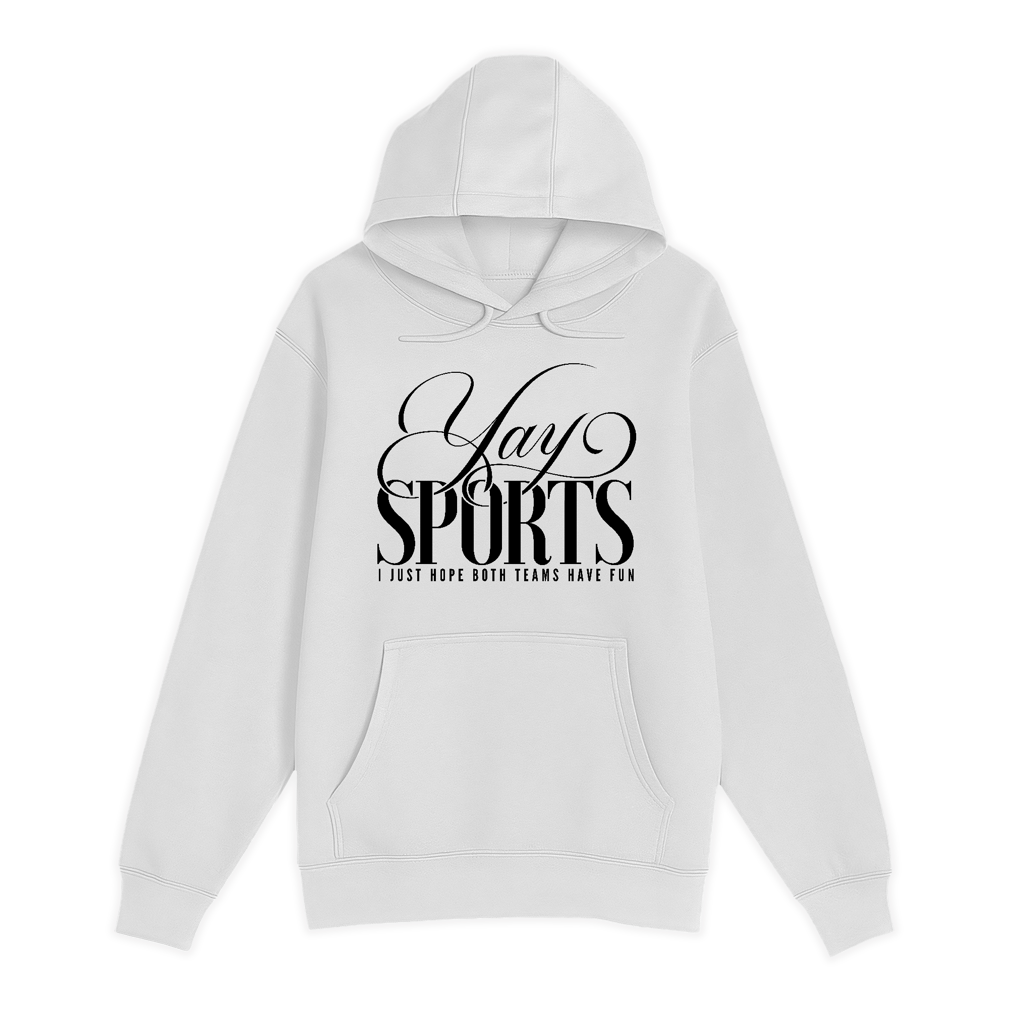 Unisex Small White Pullover Hooded Sweatshirt