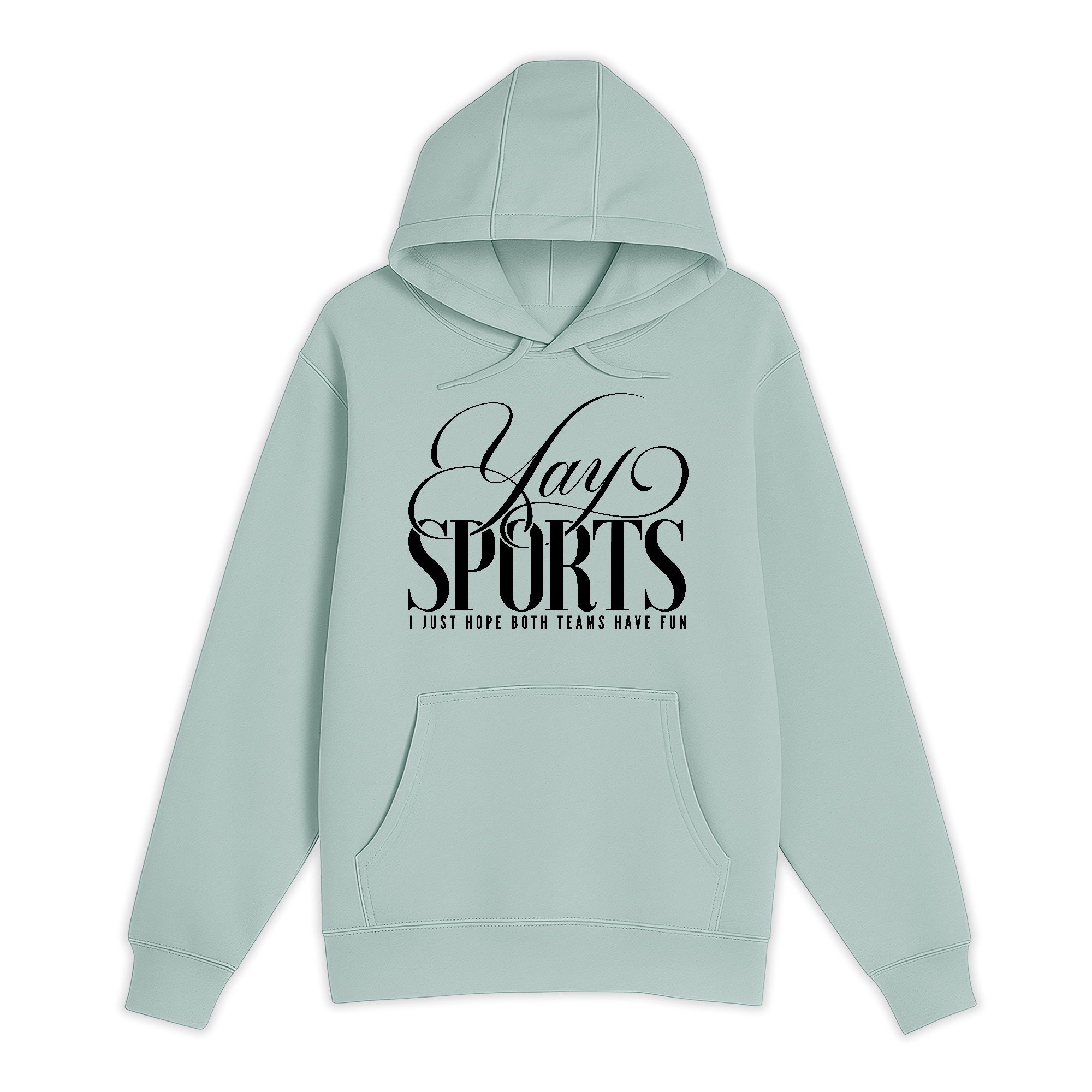 Unisex Small SEA FOAM Pullover Hooded Sweatshirt