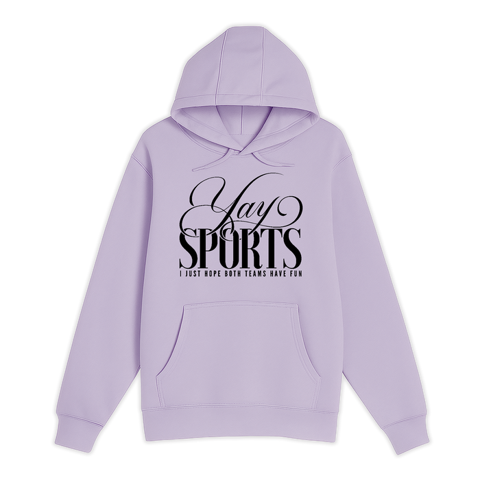 Unisex Small Lilac Pullover Hooded Sweatshirt