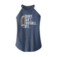 Womens X-Small Navy Heather Rocker Tank Top