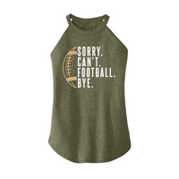 Womens X-Small Military Green Rocker Tank Top