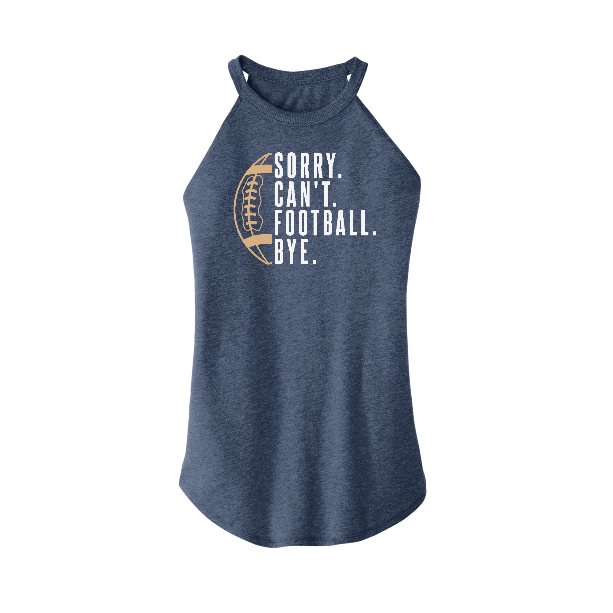 Womens X-Small Navy Heather Tank Top