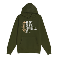 Unisex Small Army Pullover Hooded Sweatshirt
