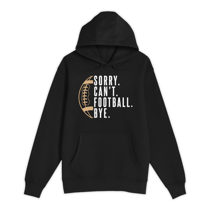 Unisex Small Black Pullover Hooded Sweatshirt