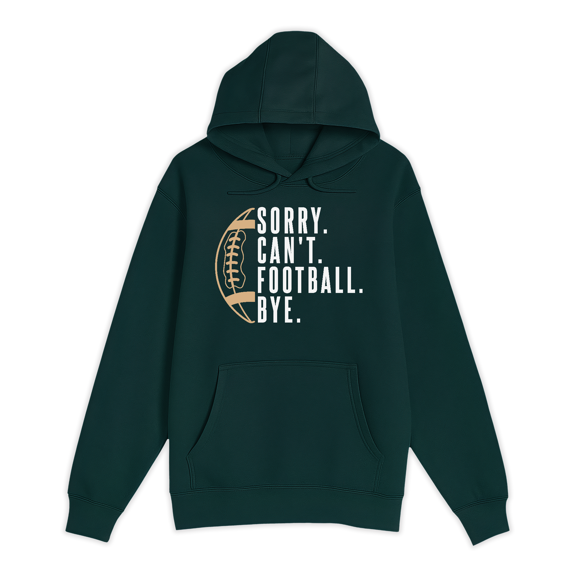 Unisex Small Sport Green Pullover Hooded Sweatshirt