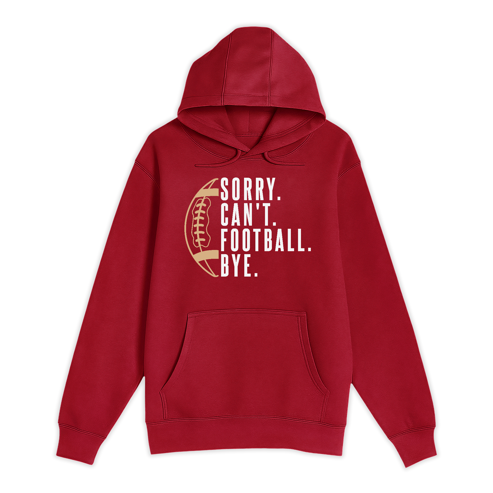Unisex Small Cardinal Pullover Hooded Sweatshirt