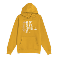 Unisex Small Yellow Pullover Hooded Sweatshirt