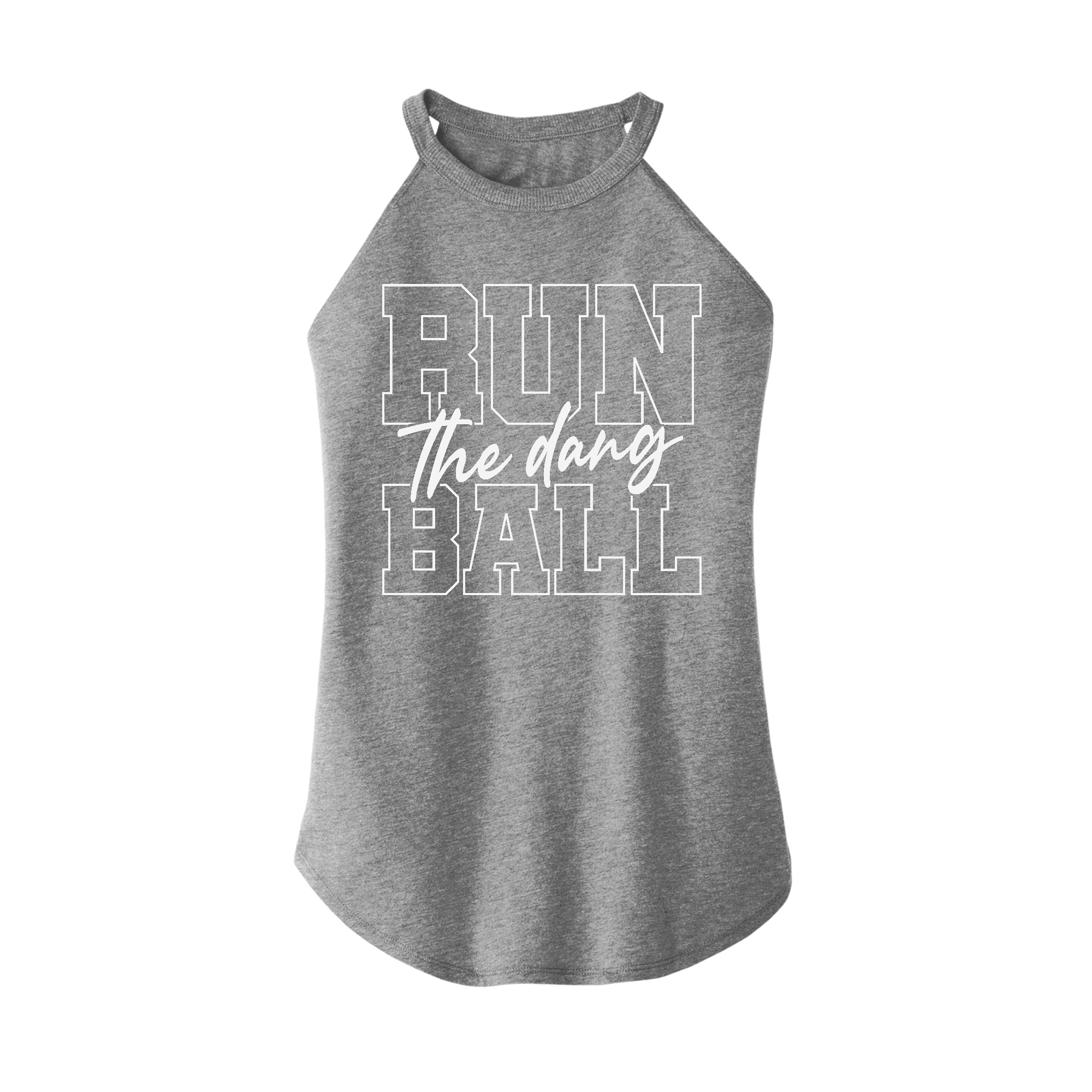 Womens X-Small Grey Rocker Tank Top