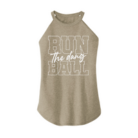Womens X-Small Sand Rocker Tank Top