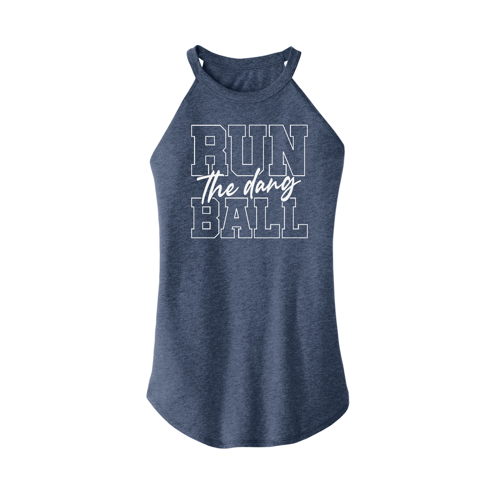 Womens X-Small Navy Heather Tank Top