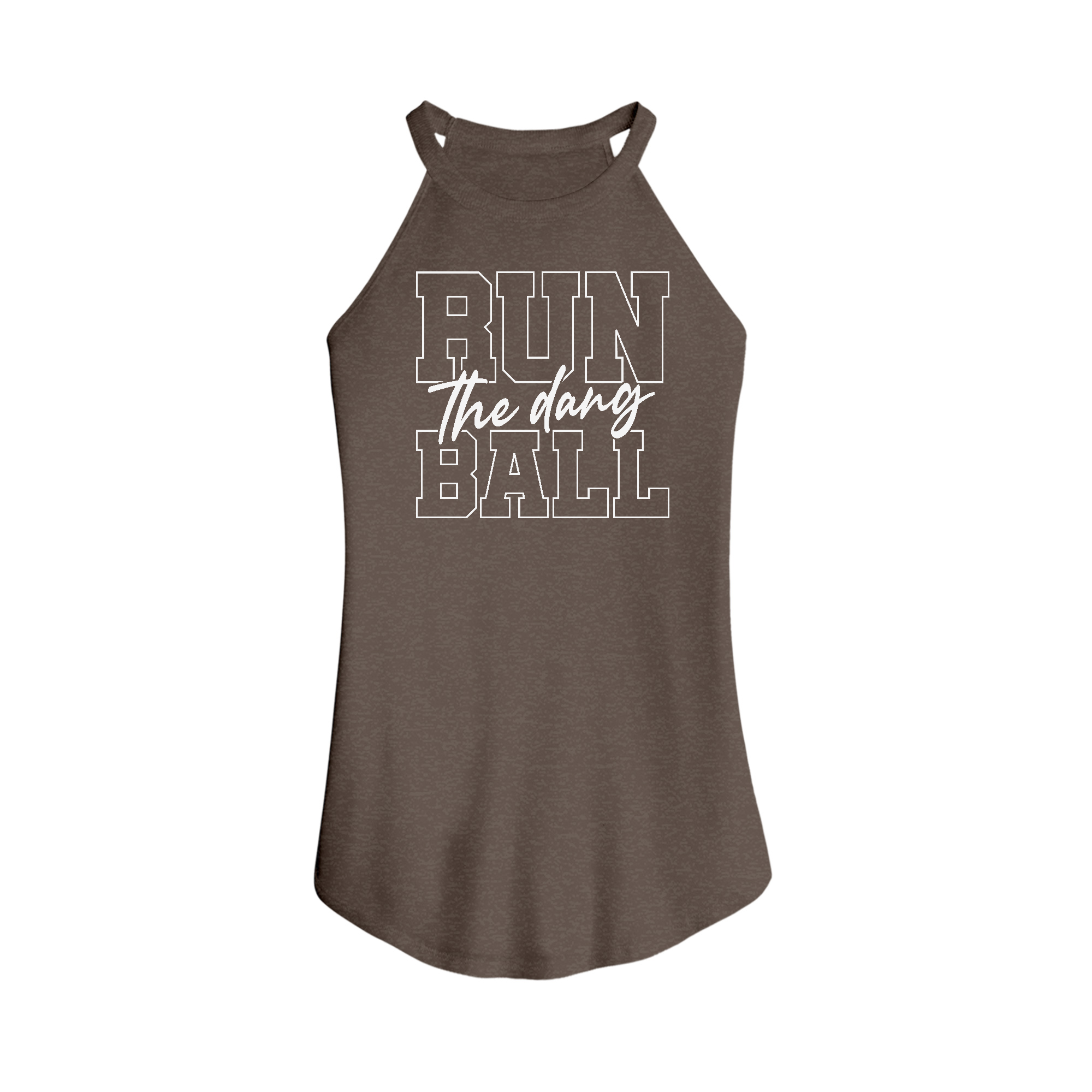 Womens X-Small Brown Tank Top