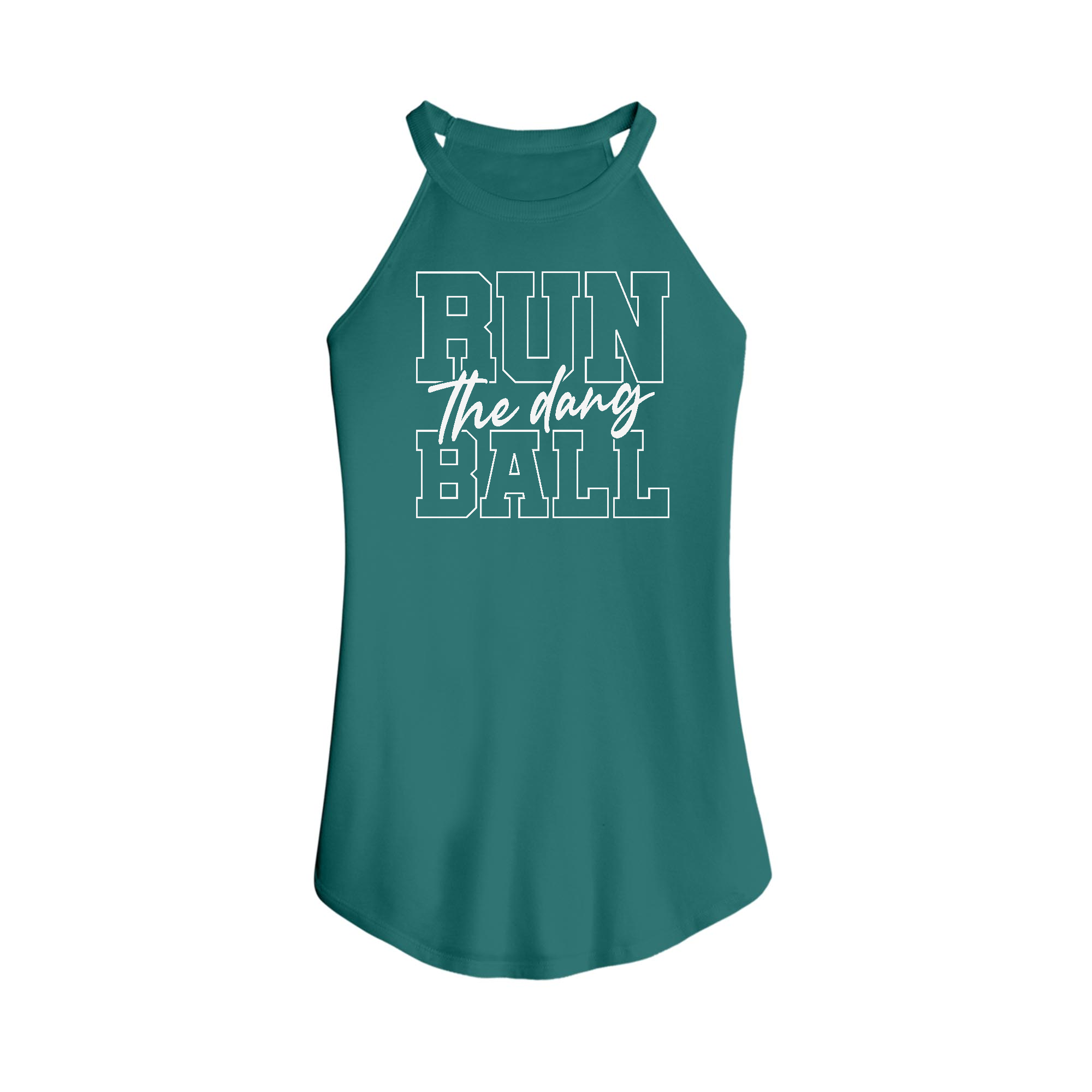 Womens X-Small Teal Tank Top