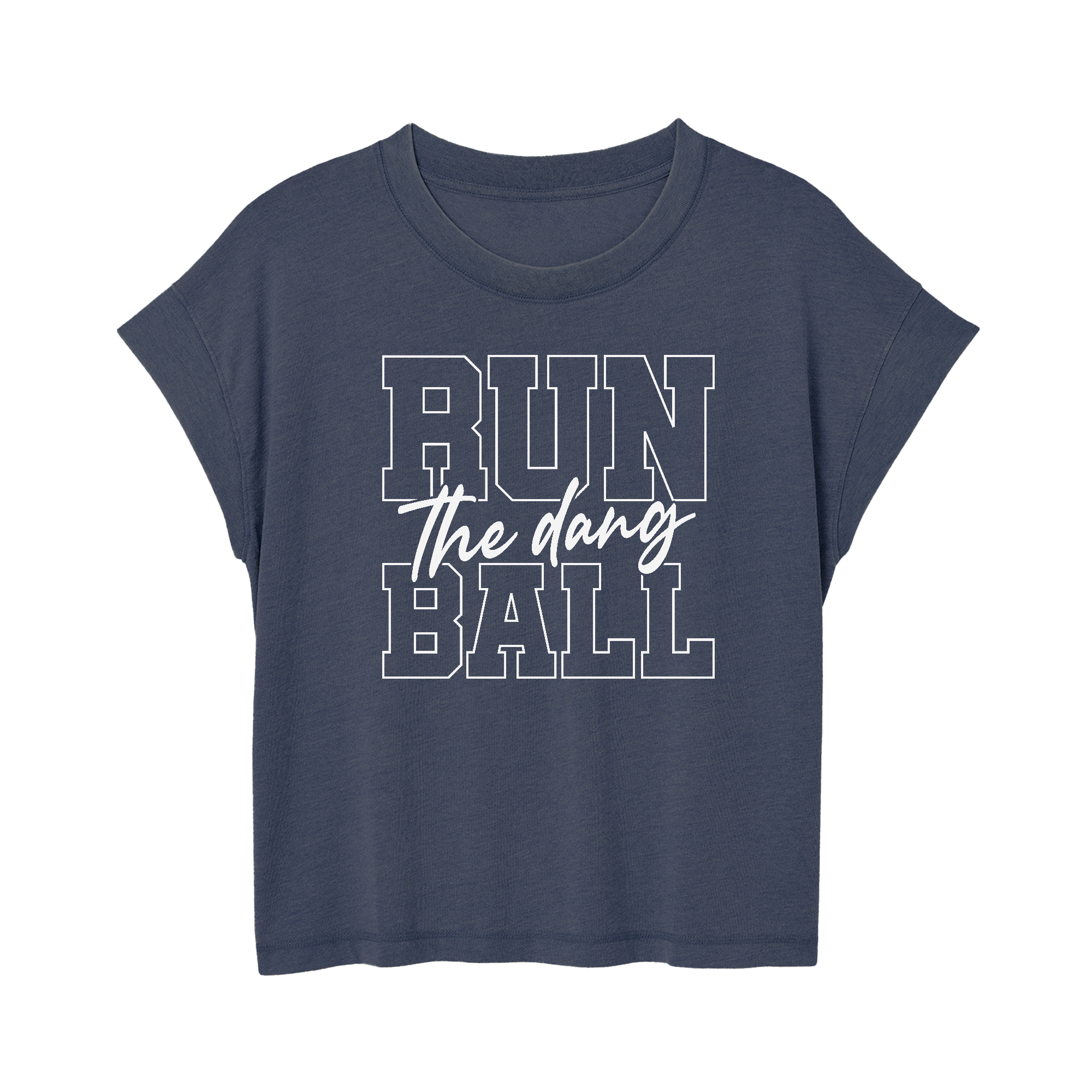 Womens Small Navy Style_T-Shirt