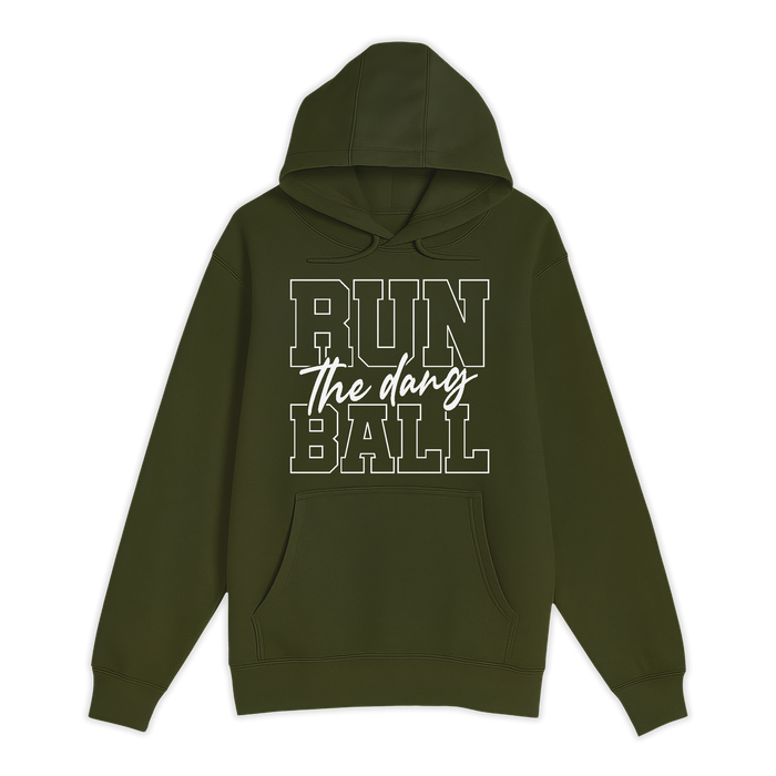 Unisex Small Army Pullover Hooded Sweatshirt