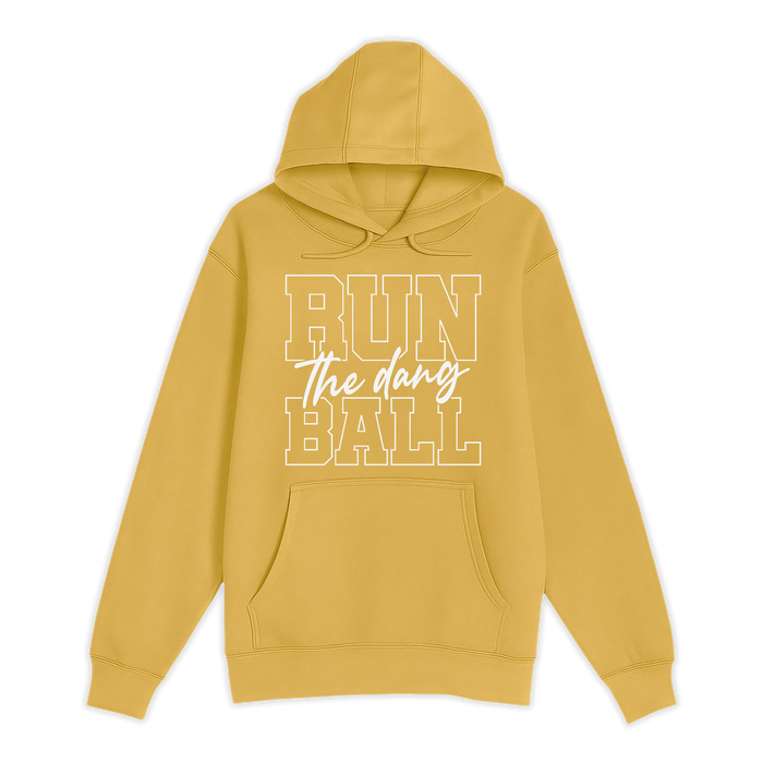 Unisex Small Antique Gold Pullover Hooded Sweatshirt
