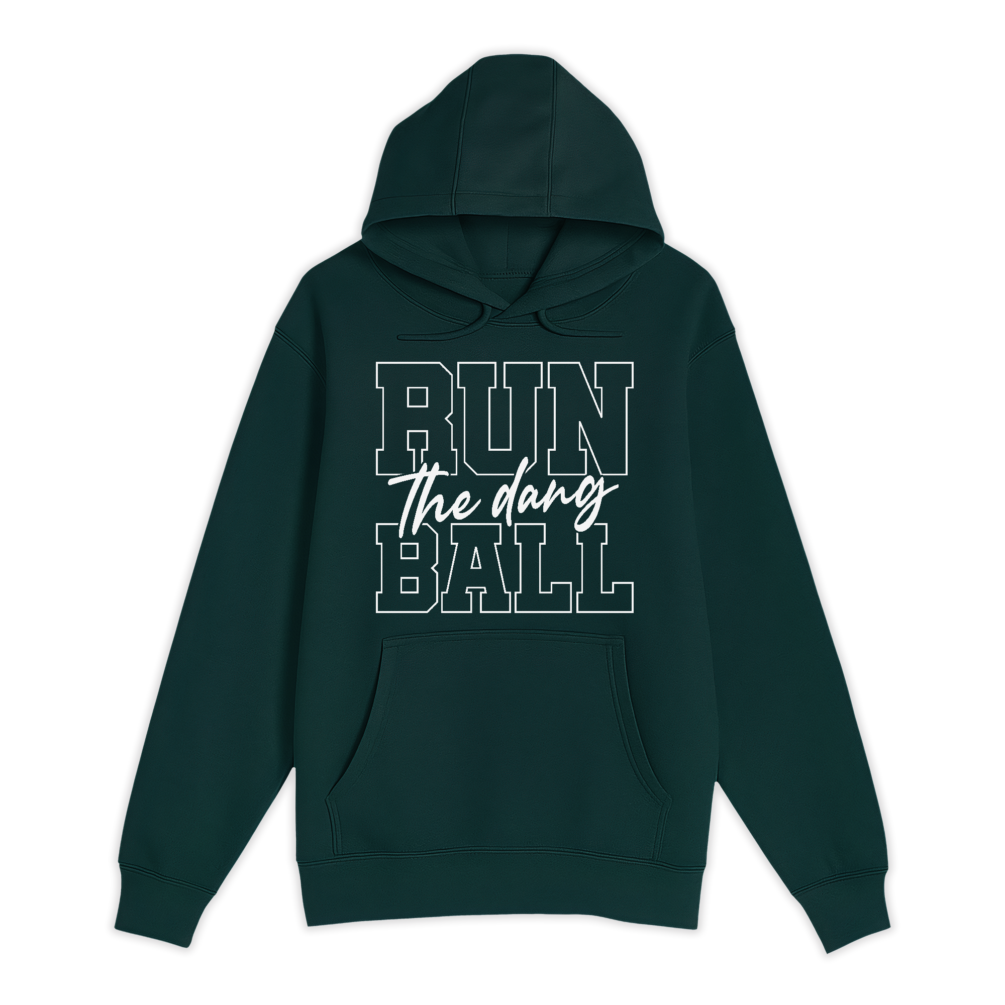 Unisex Small Sport Green Pullover Hooded Sweatshirt