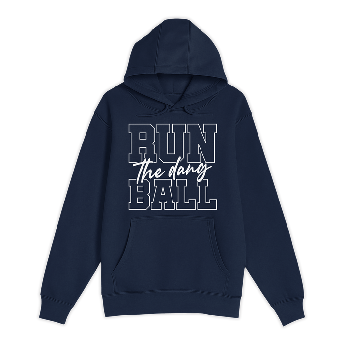 Unisex Small Navy Pullover Hooded Sweatshirt