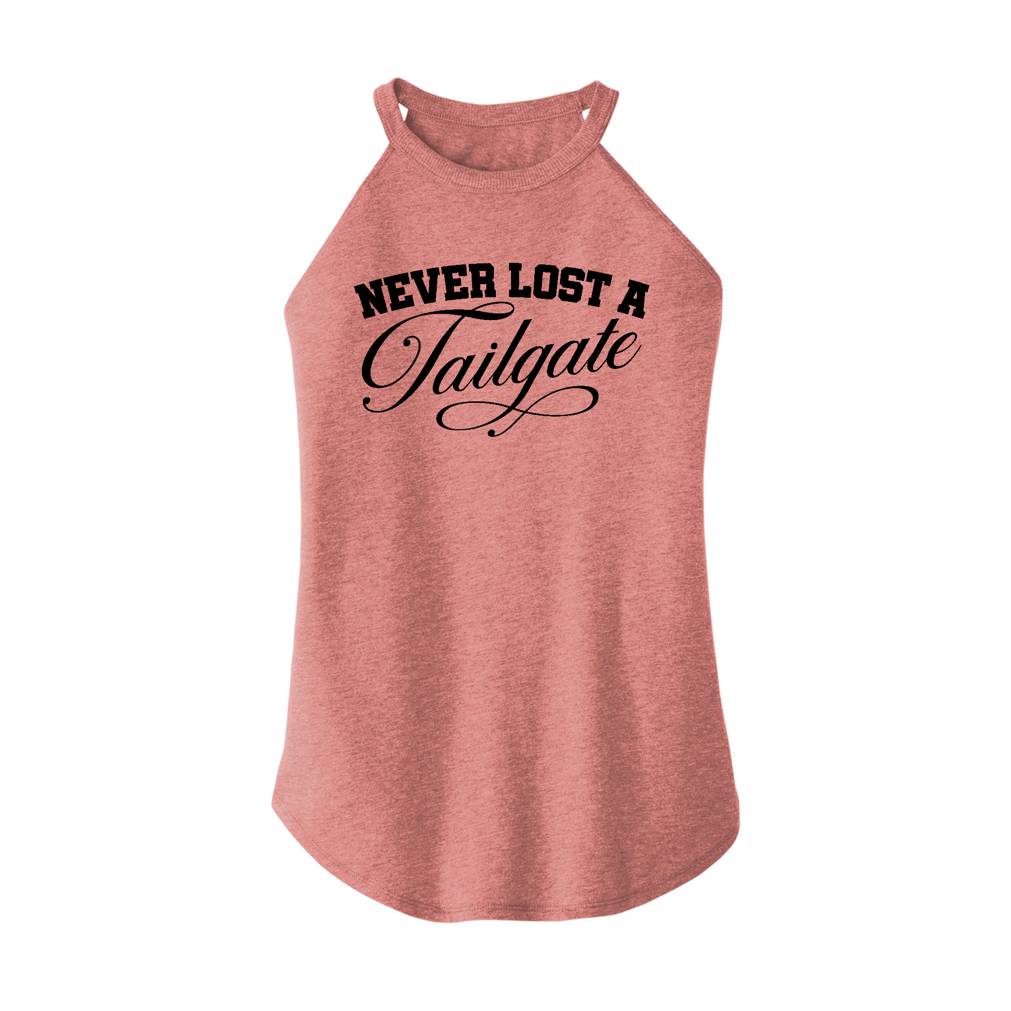 Womens X-Small Light Pink Rocker Tank Top