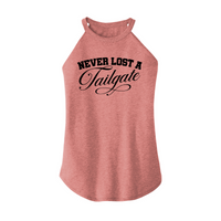 Womens X-Small Light Pink Rocker Tank Top