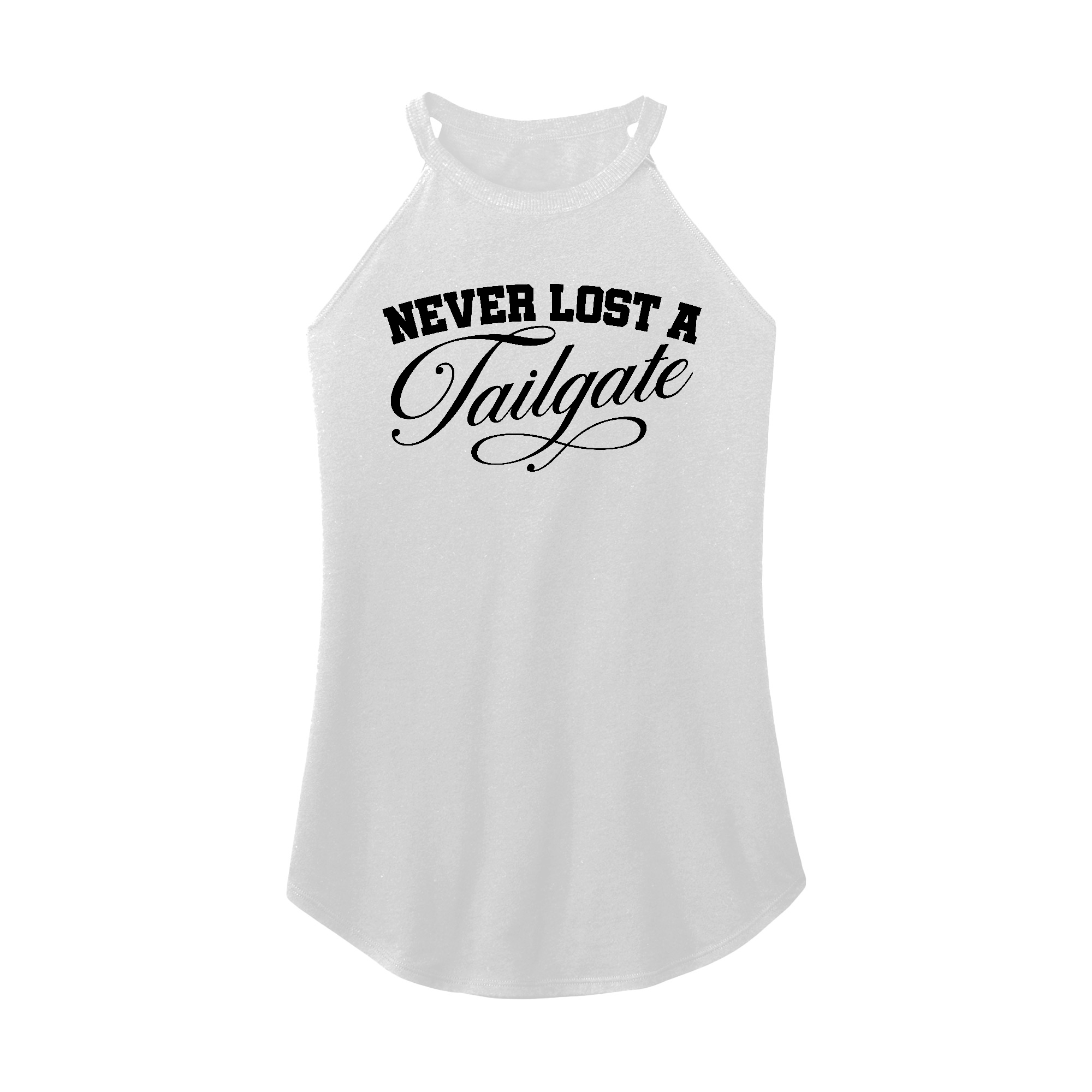 Womens X-Small White Rocker Tank Top