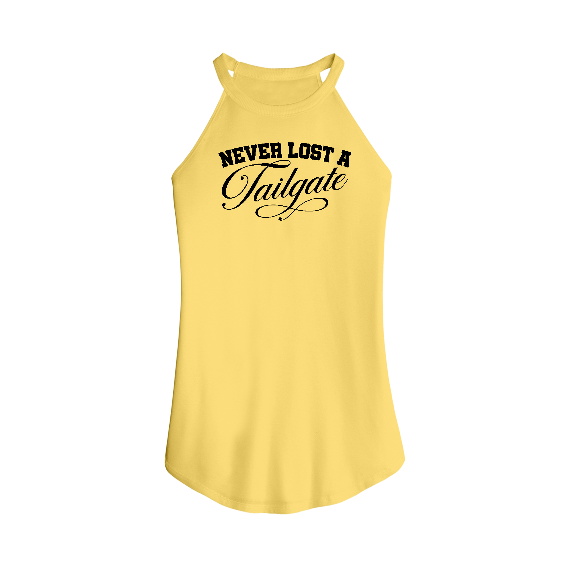 Womens X-Small Yellow Tank Top