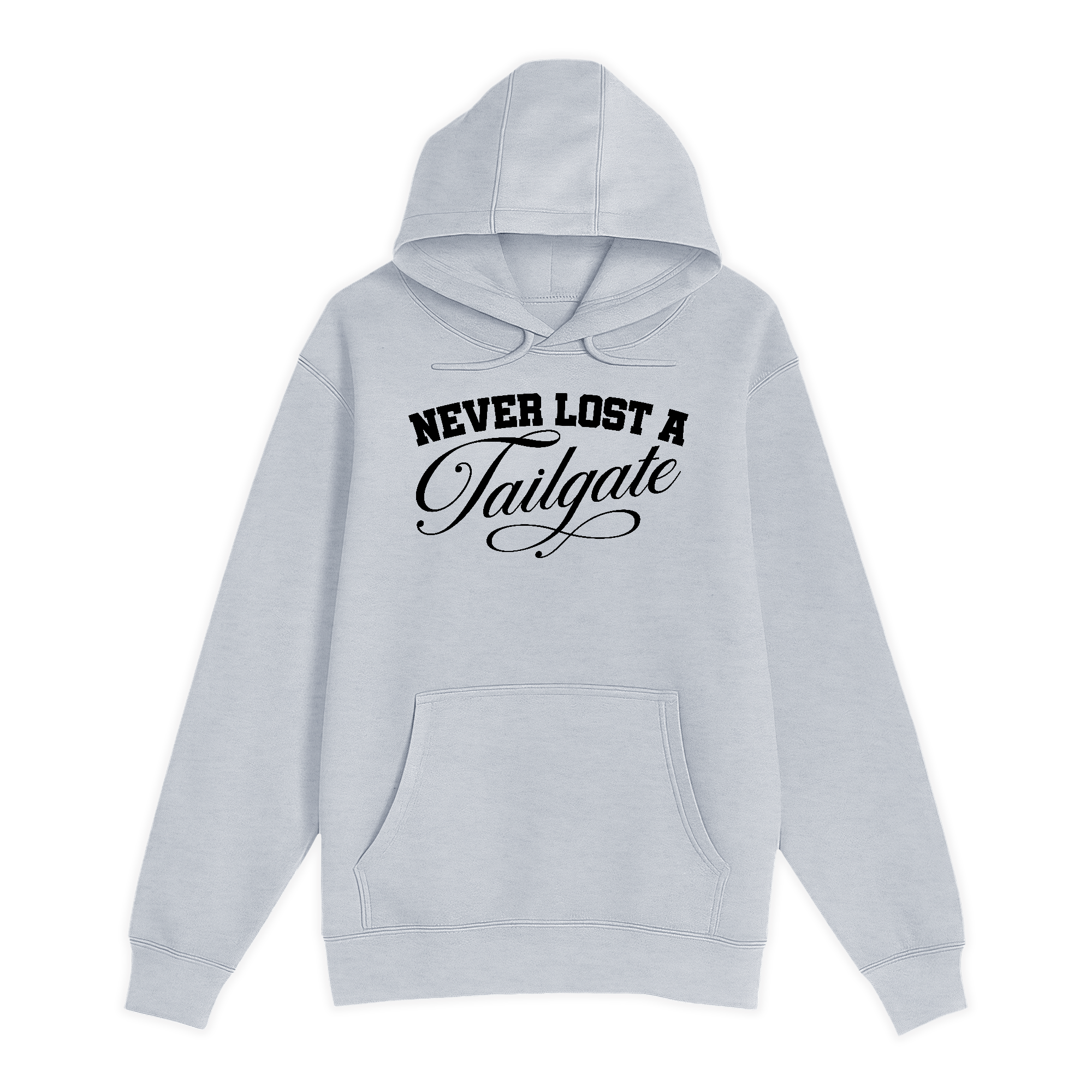 Unisex Small Heather Gray Pullover Hooded Sweatshirt