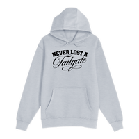 Unisex Small Heather Gray Pullover Hooded Sweatshirt