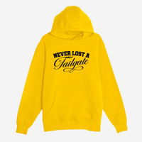 Unisex Small Yellow Pullover Hooded Sweatshirt