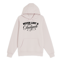 Unisex Small Light Pink Pullover Hooded Sweatshirt